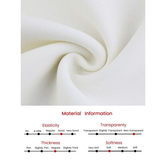 Women's Work Dresses Sleeveless Contrast Color Sheath Dress White - Picture 5 of 6